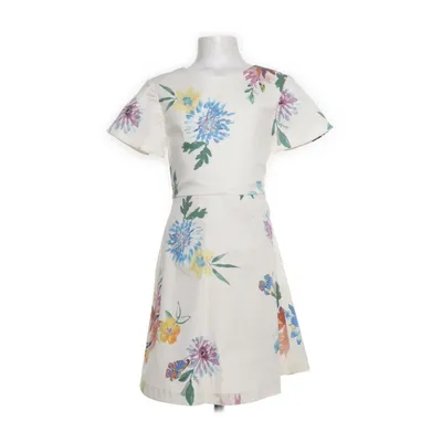 Klänning (Vit, Flerfärgad) från Zara Girls Soft Collection Bomull