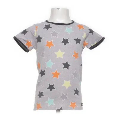 T-shirt (Grå, Flerfärgad) från Villervalla Elastan, Ekologisk bomull