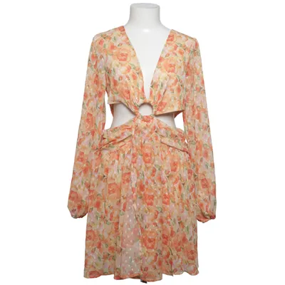 Jurk (Oranje, Roze, Meerkleurig) van Boohoo Polyester