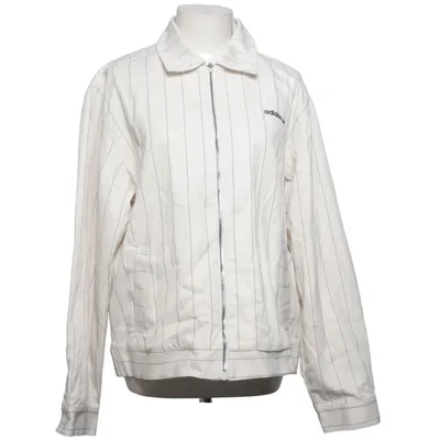 Jakke (adidas Originals Pinstripe Summer Jacket Off White / Night Indigo IS1973) fra Adidas Originals Polyester