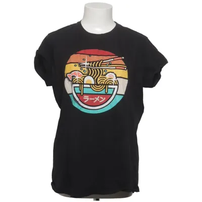 T-shirt (Svart, Flerfärgad) från Gildan Softstyle Bomull