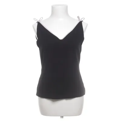 Tanktop (Top ribbel v contrast) van Vanilia Elastaan, Polyamide, Viscose