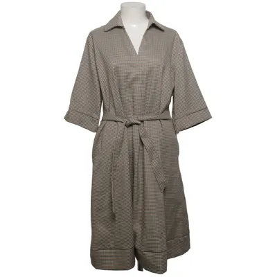 Shirt dress (Brown, Black, White) from Madison Elastane, Polyester, Viscose