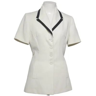 Blazer (Wit, Zwart) van Carbone Polyester