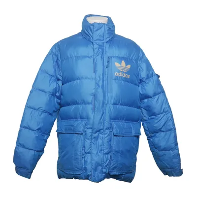 Daunenjacke (Blau) von Adidas Daune, Feder, Polyester