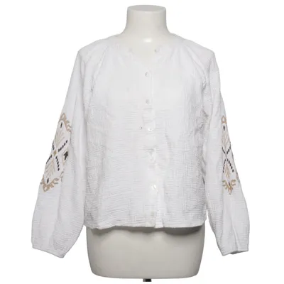 Blouse (C-REB/EMBRO SLEEVE BLOUSE) van Costes Rebel Katoen
