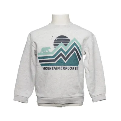 Sweatshirt (Grå, Flerfarvet) fra H&M Kids Bomuld, Polyester, Elastan