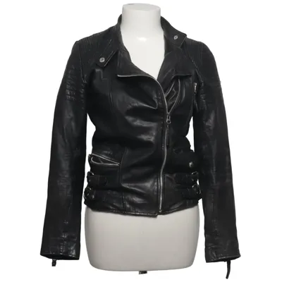 Biker jacket (Black) from MDK Cotton, Leather, Polyester