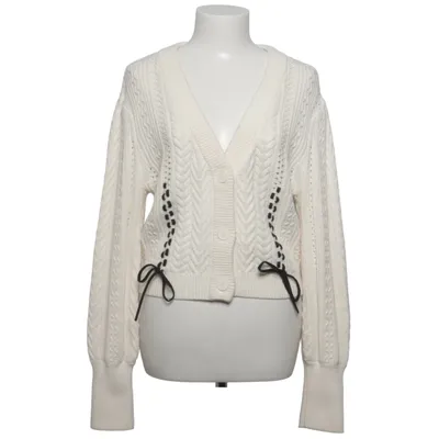 Cardigan (Blanc) de Claudie Pierlot Coton, Élasthane, Polyamide, Laine