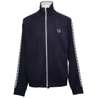 Sports jacket (Blue, White) from Fred Perry Sportswear Cotton, Elastane, Polyester