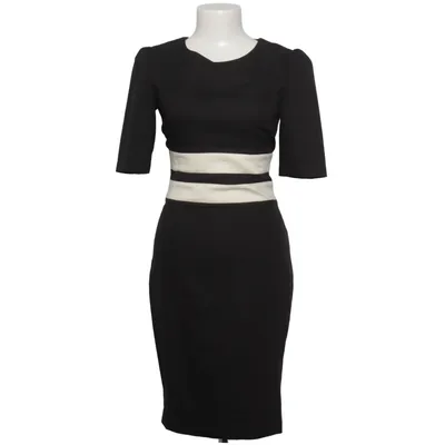 Kjole (Sort, Hvid) fra Fever London Polyester, Viscose