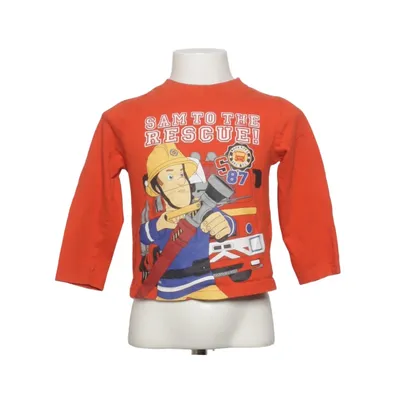 T-shirt à manches longues (Rouge, Bleu) de Fireman Sam Coton