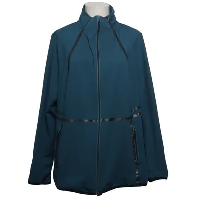 Trainingsjacke (Blau) von Ulla Popken Elasthan, Polyester