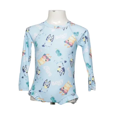 Badedragt (Blå, Flerfarvet) fra Bluey Elastan, Polyester