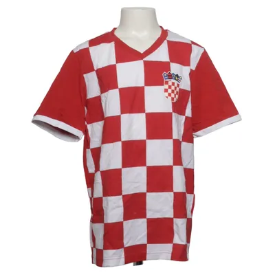 T-shirt (Red, White) from Croatia Cotton