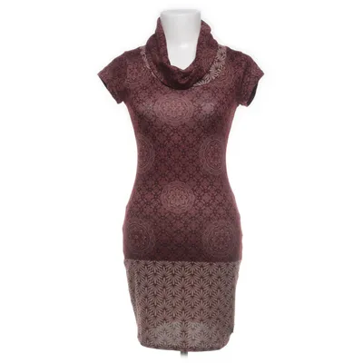 Robe (Marron, Multicolore) de Aiki Keylook Élasthane, Polyester