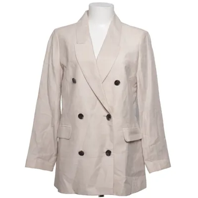 Blazer (Beige) de Second Female Coton, Lin, Viscose