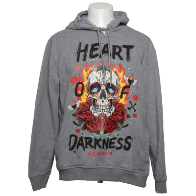 Huvtröja (Heart Darkness) från Reason Bomull, Polyester
