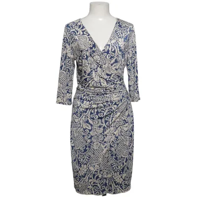 Wickelkleid (Blau, Beige) von Lonkel Elasthan, Polyester