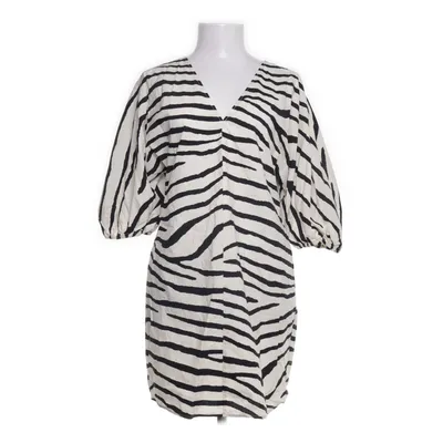 Dress (Beige, Black) from H&M Cotton, Viscose