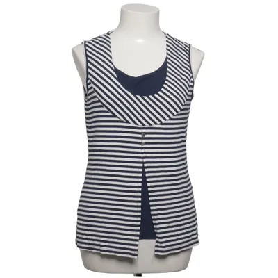 Tanktop  (Blå, Hvid) fra Signature Experience Elastan, Viscose