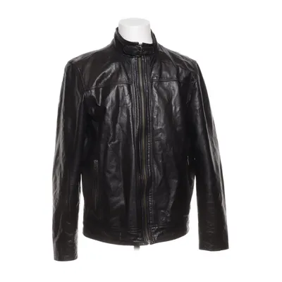 Læderjakke (Sort) fra Jack & Jones Læder, Polyester