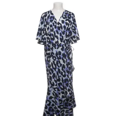 Wrap dress (Blue, White, Multicolored) from Pernilla Wahlgren Polyester