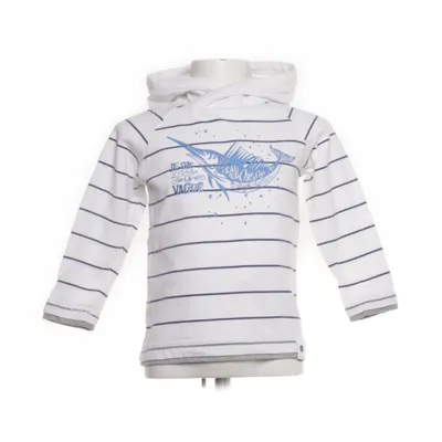 Hoodie (White, Blue) from Vertbaudet Cotton