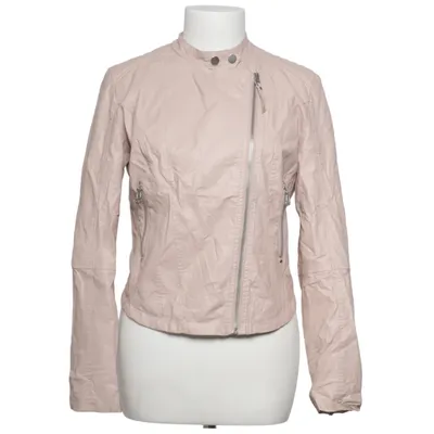 Biker jacket (Beige) from Soul River Polyester, Polyurethane