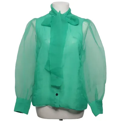 Sløjfebluse (Grøn) fra Zara