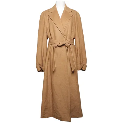 Coat (Brown) from Laurèl Silk, Wool