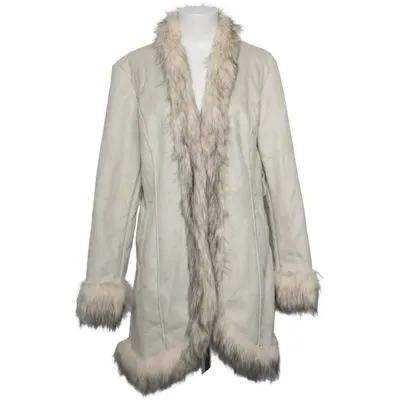 Shearling Jacke (Beige) von JSFN Acryl, Polyester