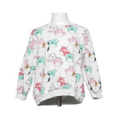 Collegetröja (Vit, Flerfärgad) från Squishmallows Bomull, Elastan