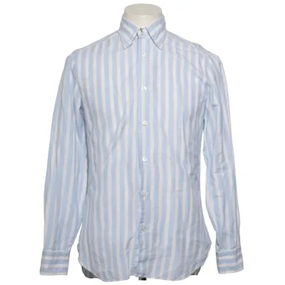 Buttondownskjorte (Culto) fra Barba Napoli Bomuld, Linned