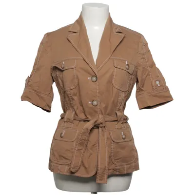 Blazer (Brun) fra Delmod Bomuld, Elastan