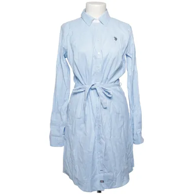 Skjortekjole (Blå) fra U.S. Polo Assn. Bomuld, Elastan, Polyester
