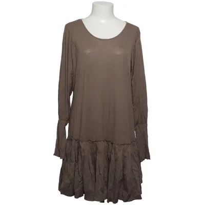 Jurk (Bruin) van Miel Katoen, Viscose
