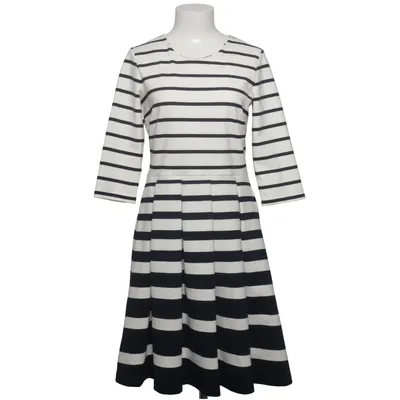 Kjole (Hvid, Blå) fra Holly & Whyte by Lindex Elastan, Polyester, Viscose