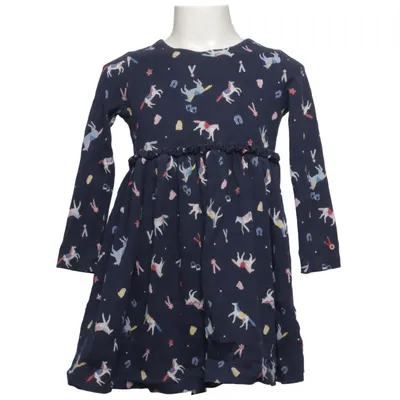 Robe (Bleu, Multicolore) de Joules Coton, Élasthane