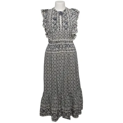 Robe longue (Bleu, Blanc) de Sea New York Soie