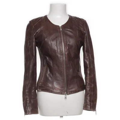 Läderjacka (Brun) från Jofama Skinn, Polyester