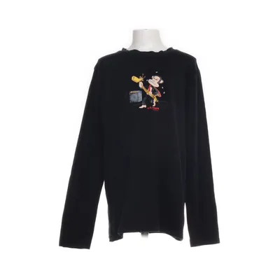 Lange mouwen shirt (Zwart) van Paul Frank Katoen, Elastaan