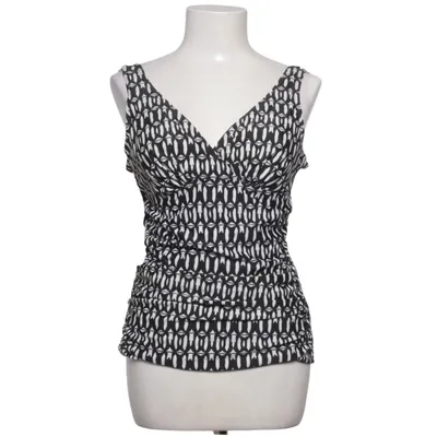 Swim shirt (Black, White) from Beachwear by Damella Elastane, Polyamide