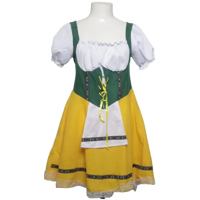 Dirndl (Vert, Jaune, Blanc)