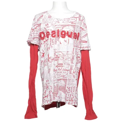 Långärmad t-shirt (Vit, Röd, Flerfärgad) från Desigual