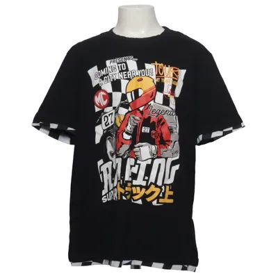 T-shirt (Zwart, Wit, Rood) van Coccodrillo