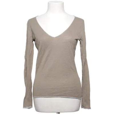 Long sleeve T-shirt (Brown) from Donna Lane Cotton, Linen