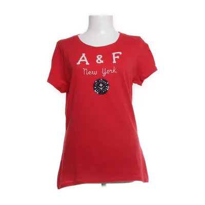 Top (Rood, Wit) van Abercrombie & Fitch Katoen, Polyester