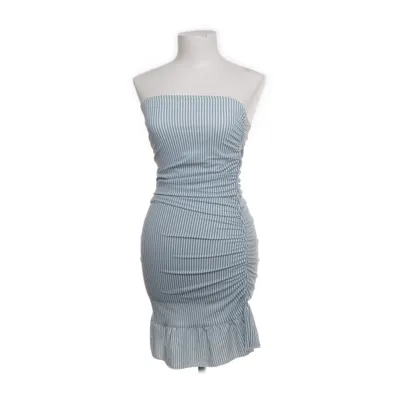Dress (White, Blue) from Edikted Elastane, Polyester