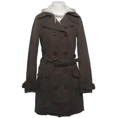 Trenchcoat (Grå, Rød, Hvid) fra EDC by ESPRIT Bomuld, Polyamid